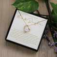 Load image into Gallery viewer, Mom & Daughter Interlocking Hearts Necklace
