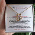 Load image into Gallery viewer, To My Granddaughter  Forever Love Necklace
