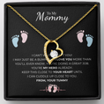 Load image into Gallery viewer, To My Mommy Forever Love Necklace

