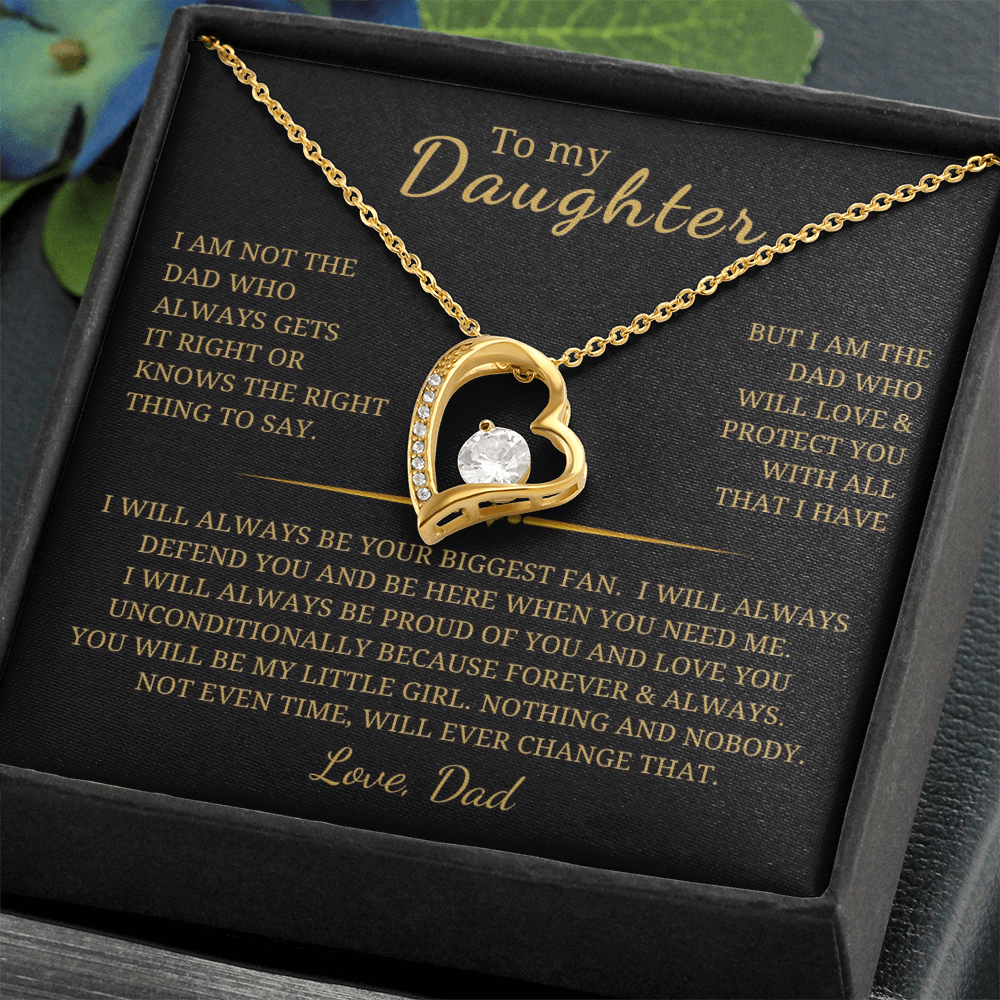 To My Daughter  Forever Love Necklace
