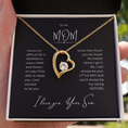 Load image into Gallery viewer, To My Mom Interlocking Hearts Necklace
