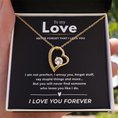 Load image into Gallery viewer, To My Love  Forever Love Necklace
