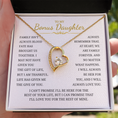 Load image into Gallery viewer, To My Bonus Daughter  Forever Love Necklace
