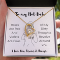 Load image into Gallery viewer, To My Hot Babe Forever Love Necklace
