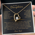Load image into Gallery viewer, To My Daughter  Forever Love Necklace
