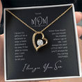 Load image into Gallery viewer, To My Mom Interlocking Hearts Necklace
