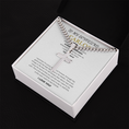 Load image into Gallery viewer, Personalized To My Boyfriend Cross with Cuban Link Chain
