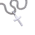 Load image into Gallery viewer, Personalized Promise Necklace Cross with Cuban Link Chain
