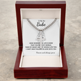 Load image into Gallery viewer, Personalized To My Hot Babe Cross with Cuban Link Chain
