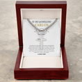 Load image into Gallery viewer, Personalized To My Boyfriend Cross with Cuban Link Chain
