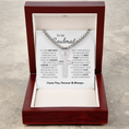 Load image into Gallery viewer, Personalized To My Soulmate Cross with Cuban Link Chain
