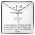 Load image into Gallery viewer, Prosonalized Promise Cross Necklace with Snake Chain
