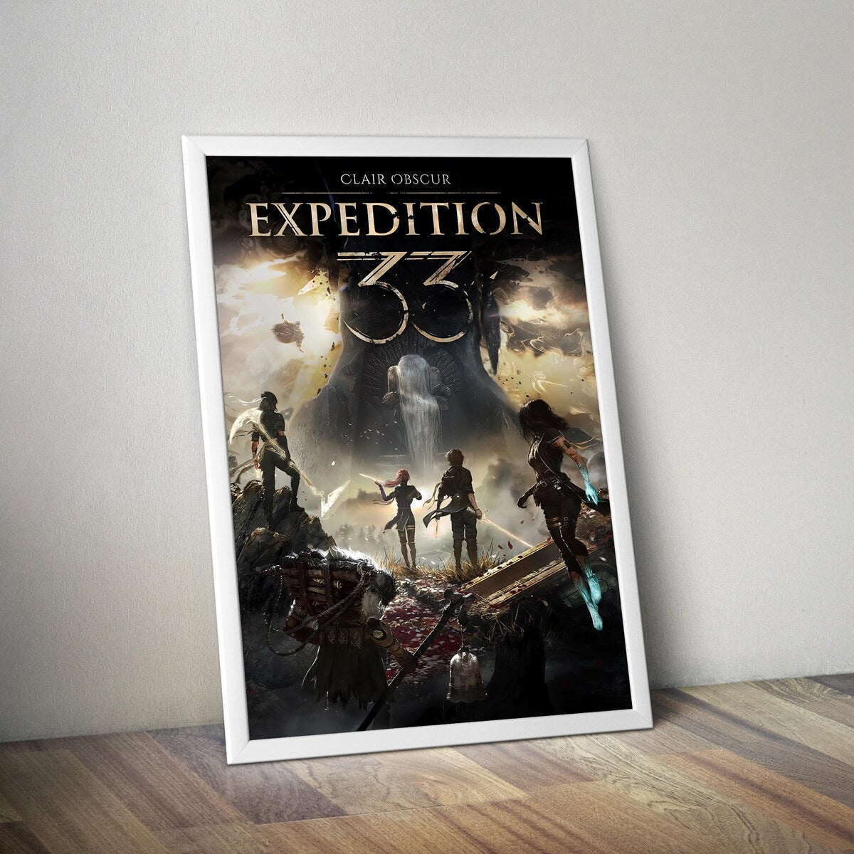 Clair Obscur Expedition 33 Video Game Poster, Wall Decor, Gamer Poster, Gaming Poster, Clair Obscur: Expedition 33 Poster, Game Poster, Room Decor, Unframed